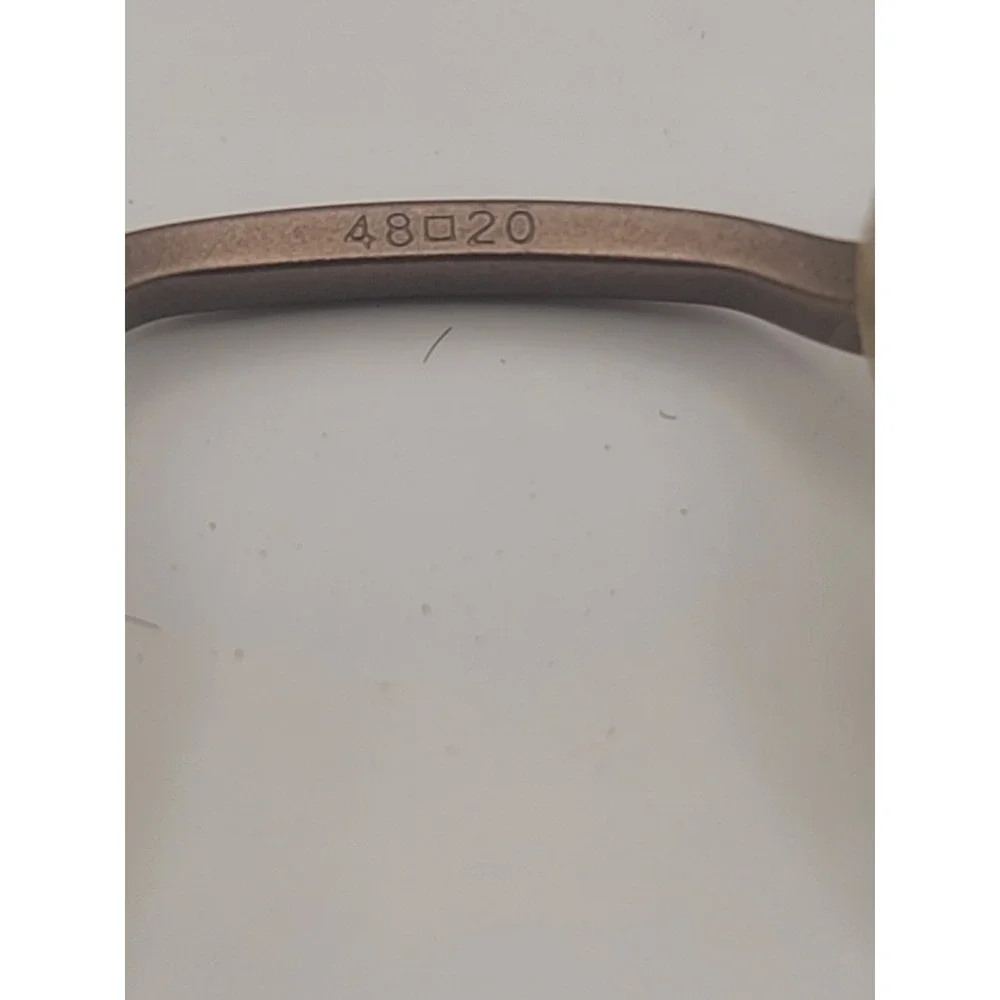 Aristar 6936 Oval Eyeglasses Bronze Metal Frames 48-20-135 Color 036 Mens Womens